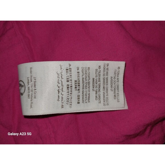 Mini Boden floral animal print elastic waist lined skirt with pockets 11-12Y - Picture 6 of 6